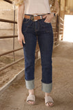 Western Yoke Boot Cut Jeans