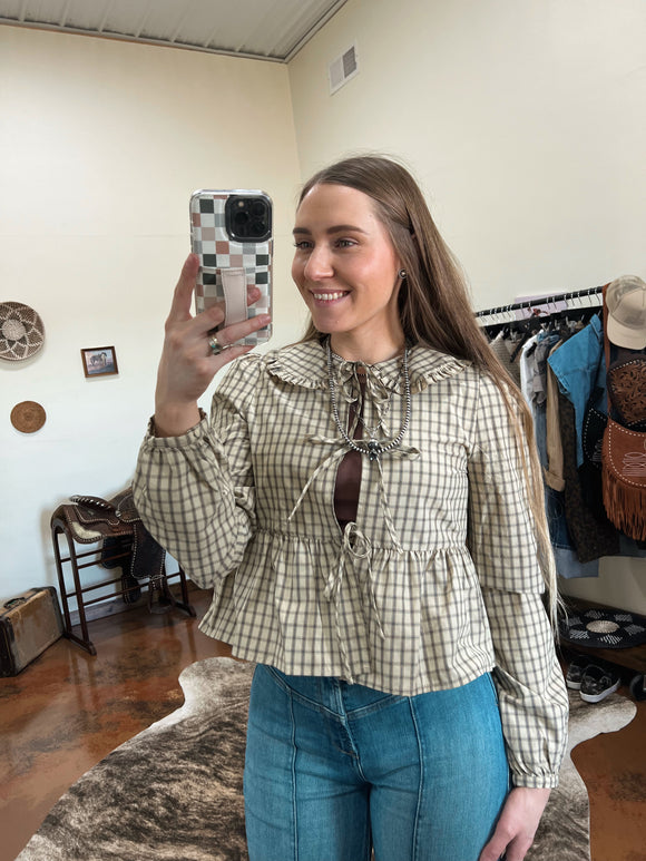 The Zayd Plaid Top