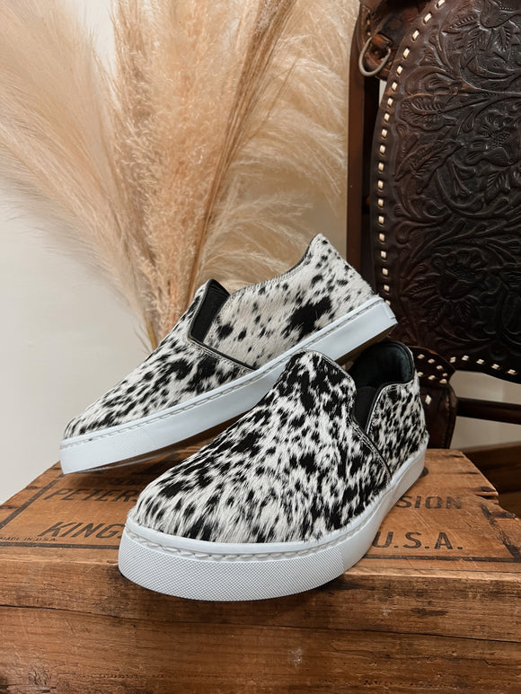 Utah Cowhide Slip Ons- S+P