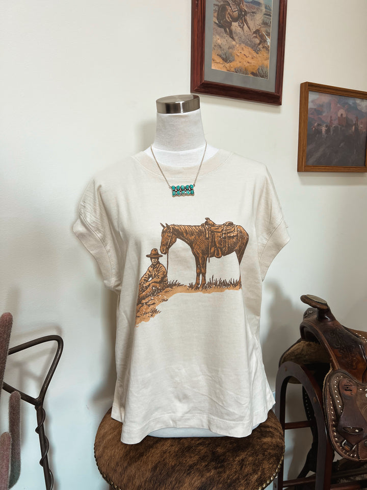 The Lonesome Cowboy Relaxed Tee