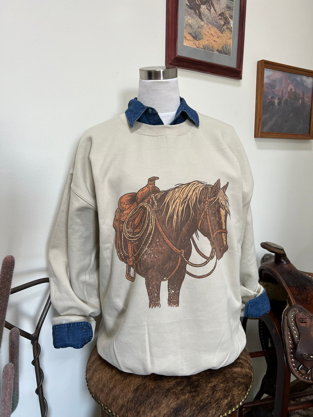 The Steed Crewneck{Multiple Colors}