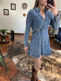 Denim Buckle Dress