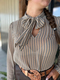 Plaid Boss Cowgirl Top