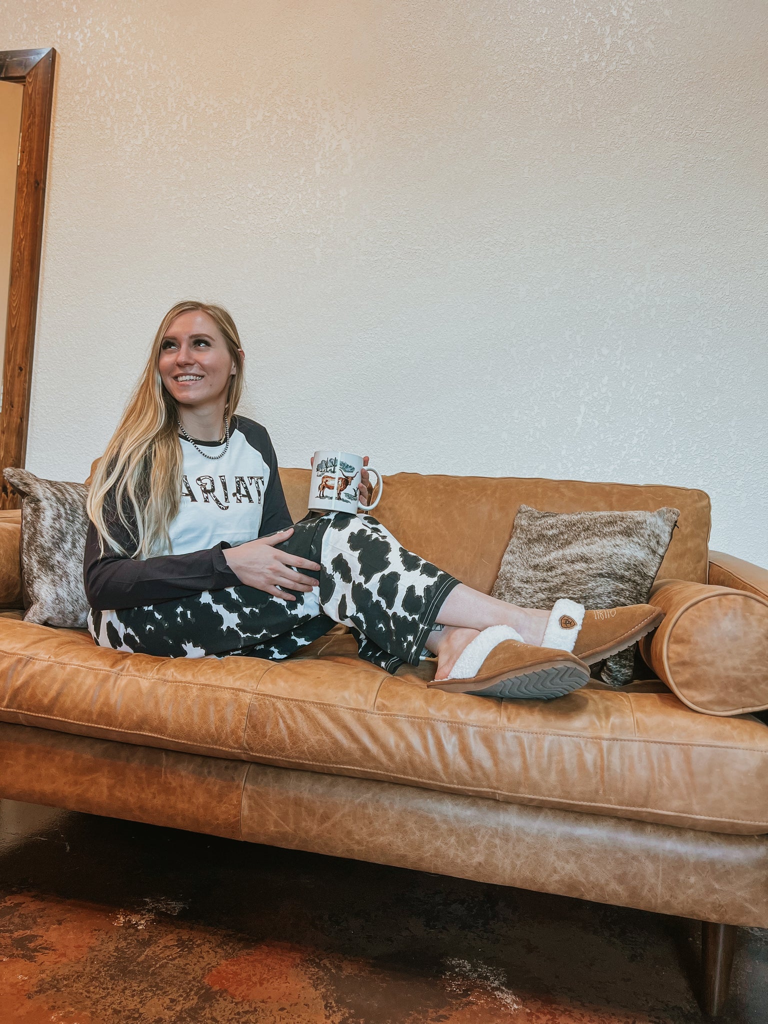 Ariat Women's Pajama Set, Bucking Serape - Jeffers