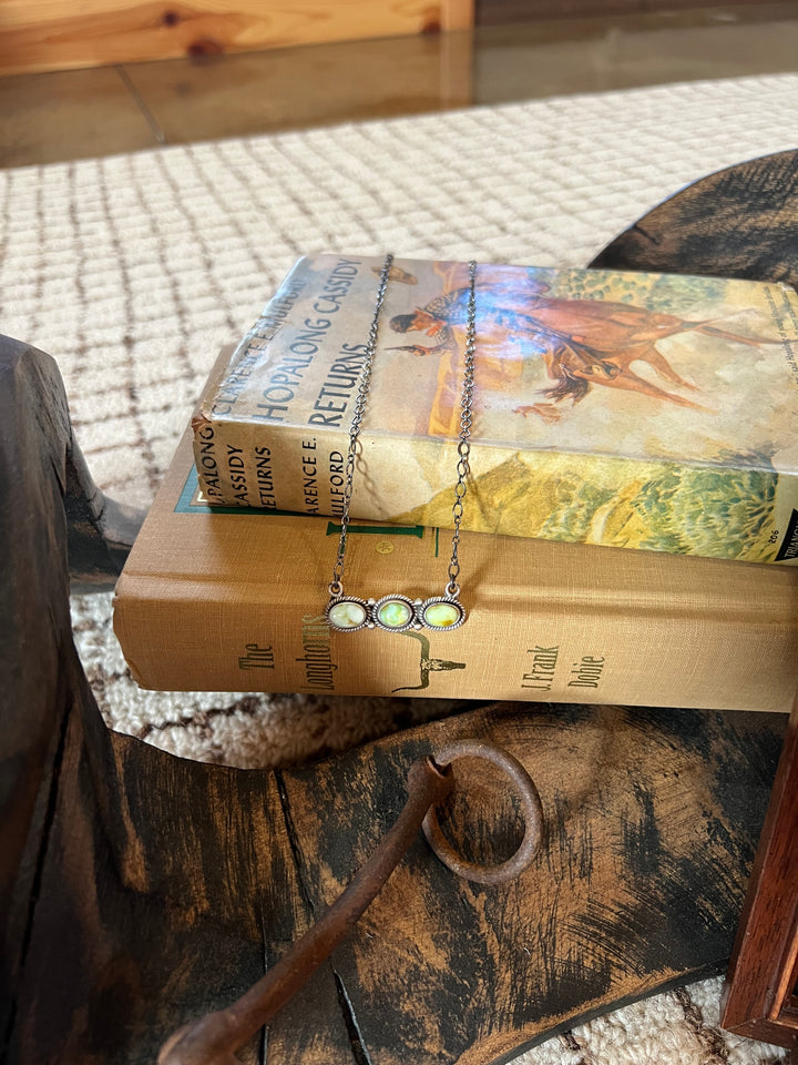 Palomino 3 Stone Necklace