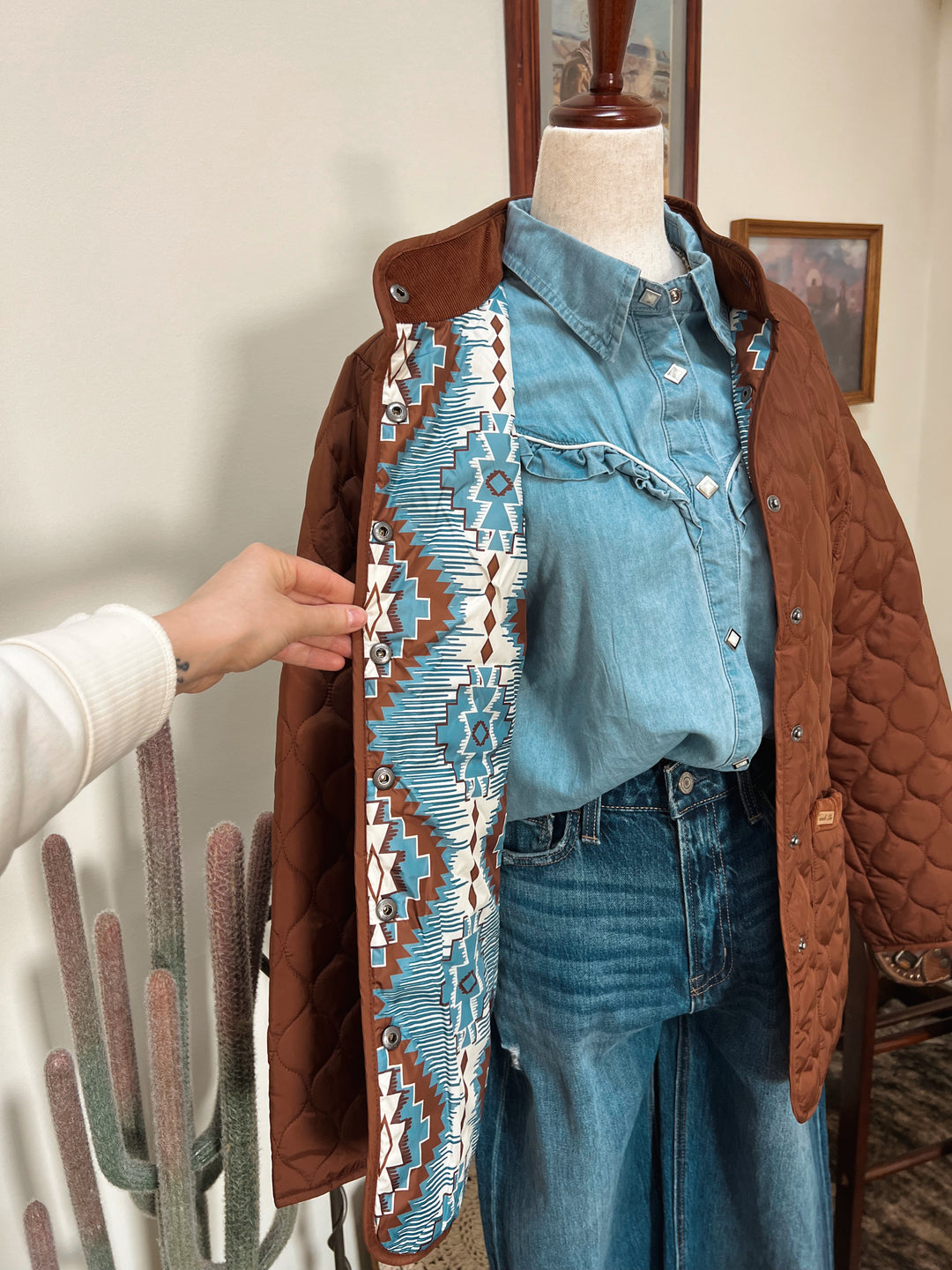 Rusted Quilted Jacket by Power River