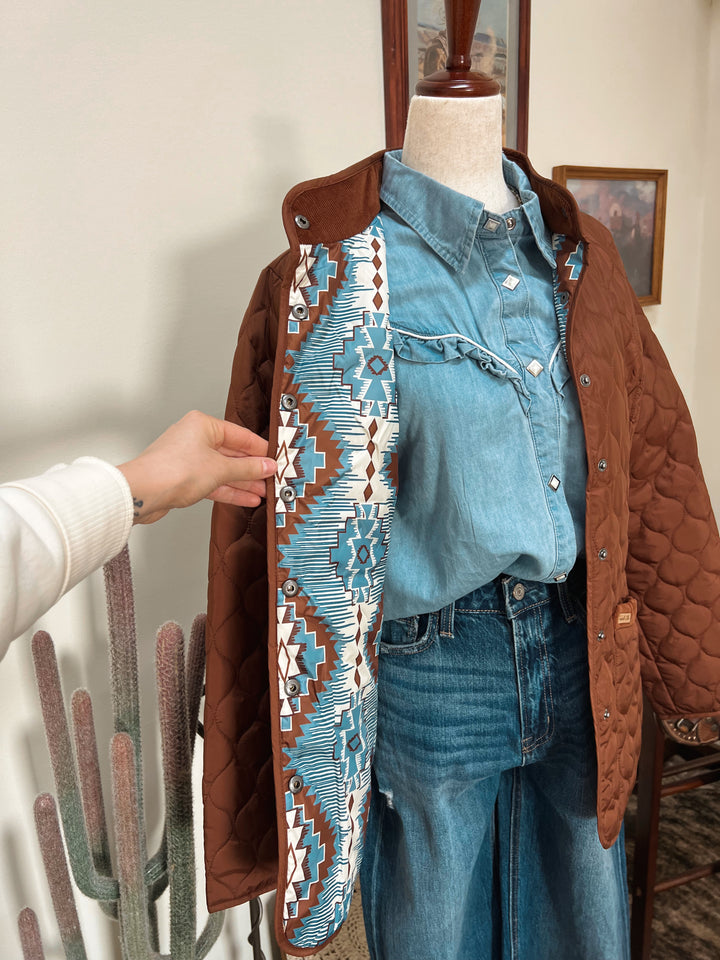 Rusted Quilted Jacket by Power River