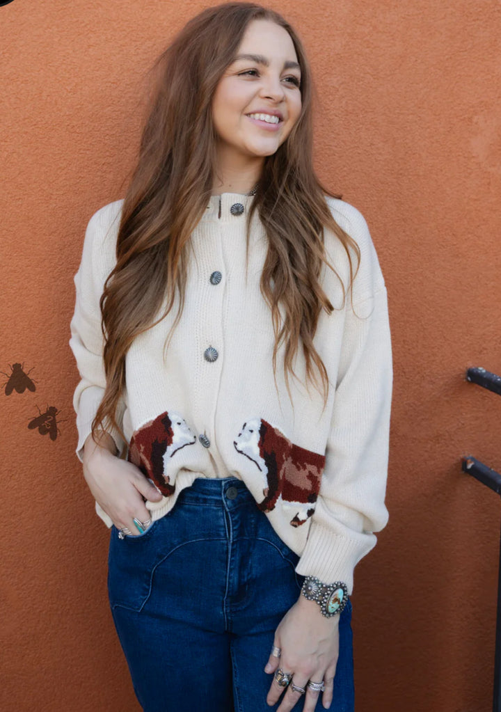 Ranch Royalty Cardigan-Hereford
