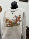 Wild Cow Catcher Crewneck-Natural