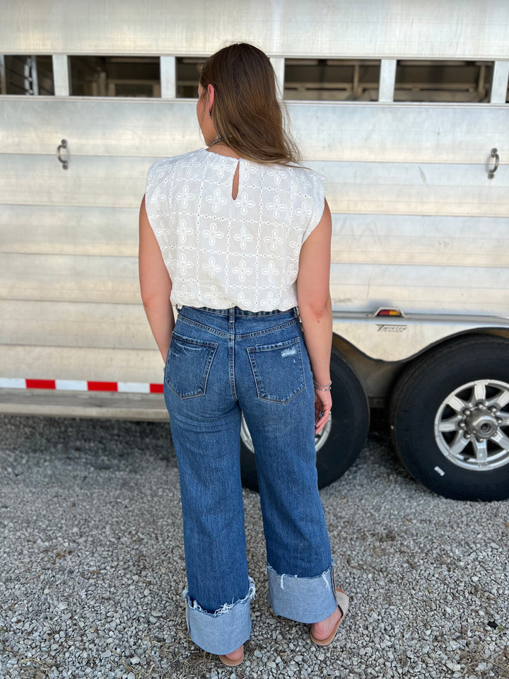 The Buckley Wide Leg Jeans