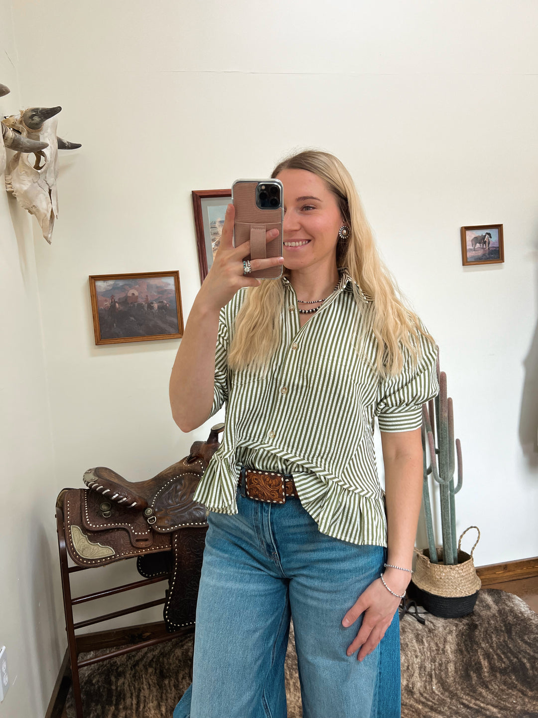The Cutter Top-Olive