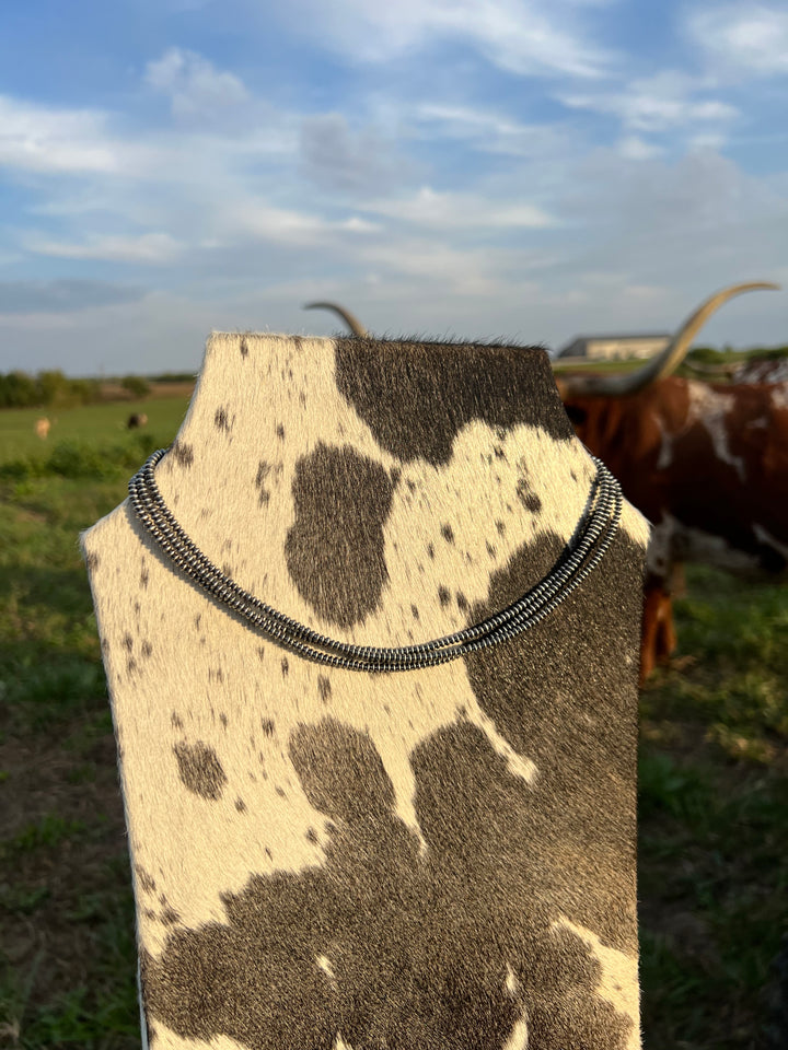 Saucer Pearl Necklace-18”