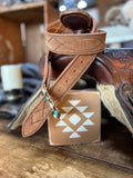 Desert Tan Rough Out Leather Belt