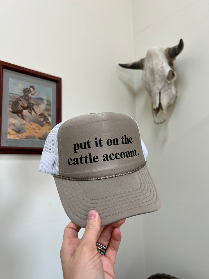 The Cattle Account Trucker Hat
