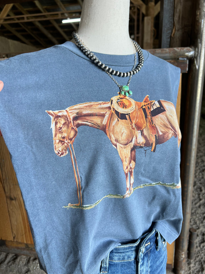 Sorrel Cowpony Muscle Tank{Multiple Colors}