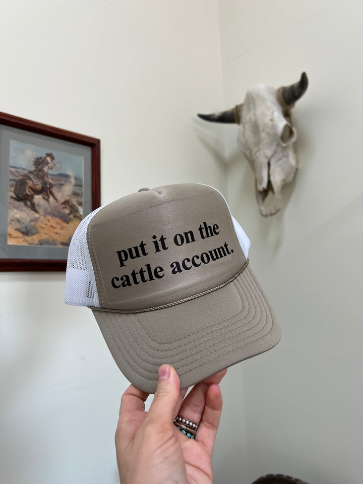 The Cattle Account Trucker Hat