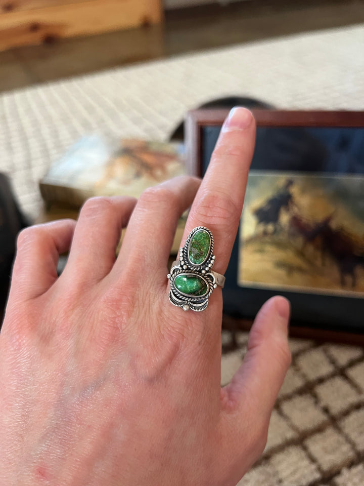 Sonoran Gold 2 Stone Ring