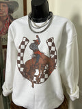 Bronc Around Crewneck