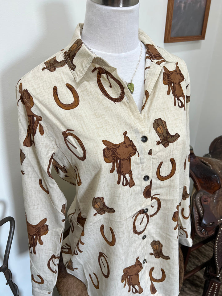 Ariat: Cowboy Tack Button-Up
