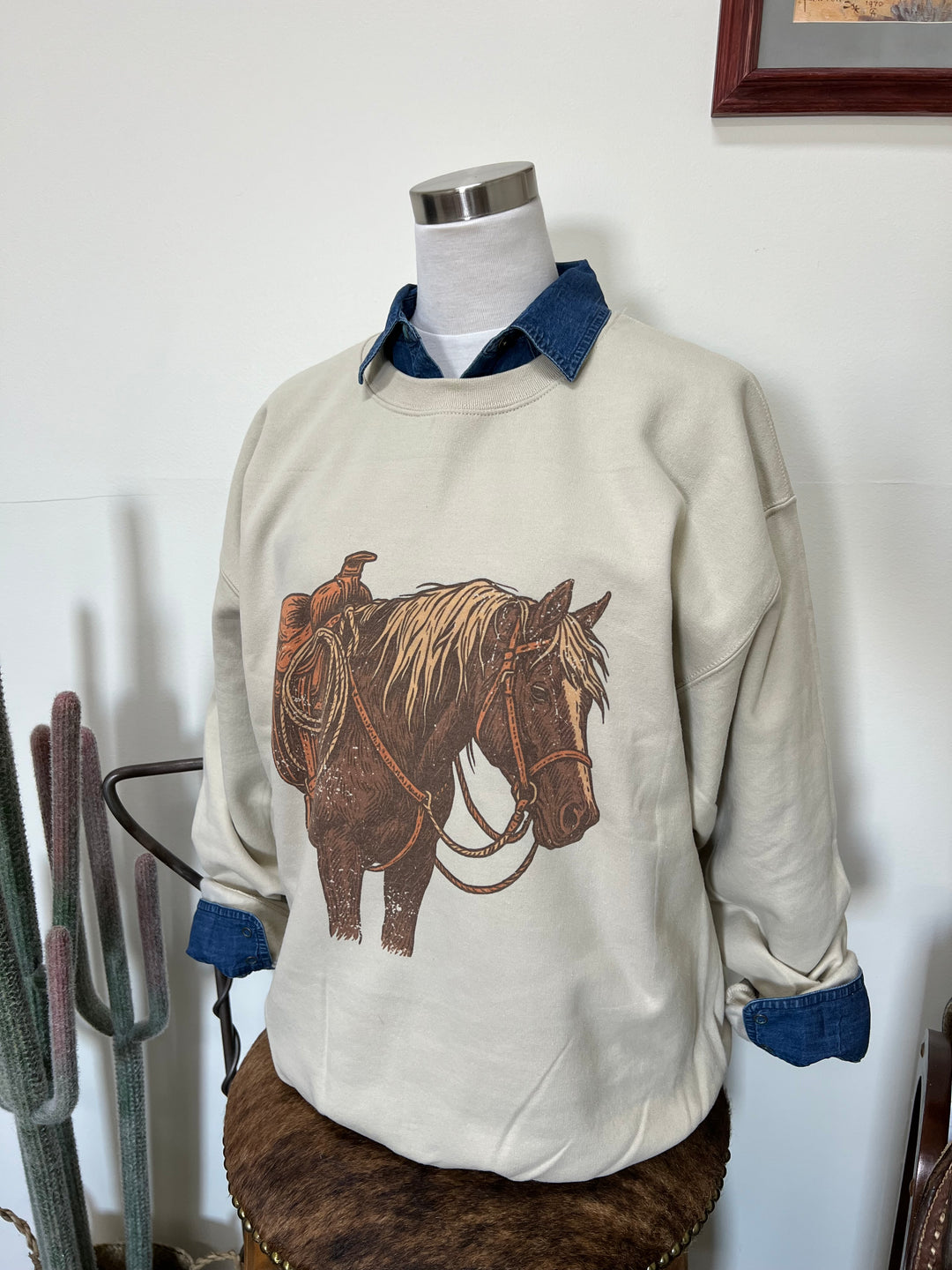 The Steed Crewneck{Multiple Colors}