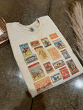 Rodeo Event Matchbook Crewneck-Sand