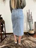 The Reba Denim Skirt