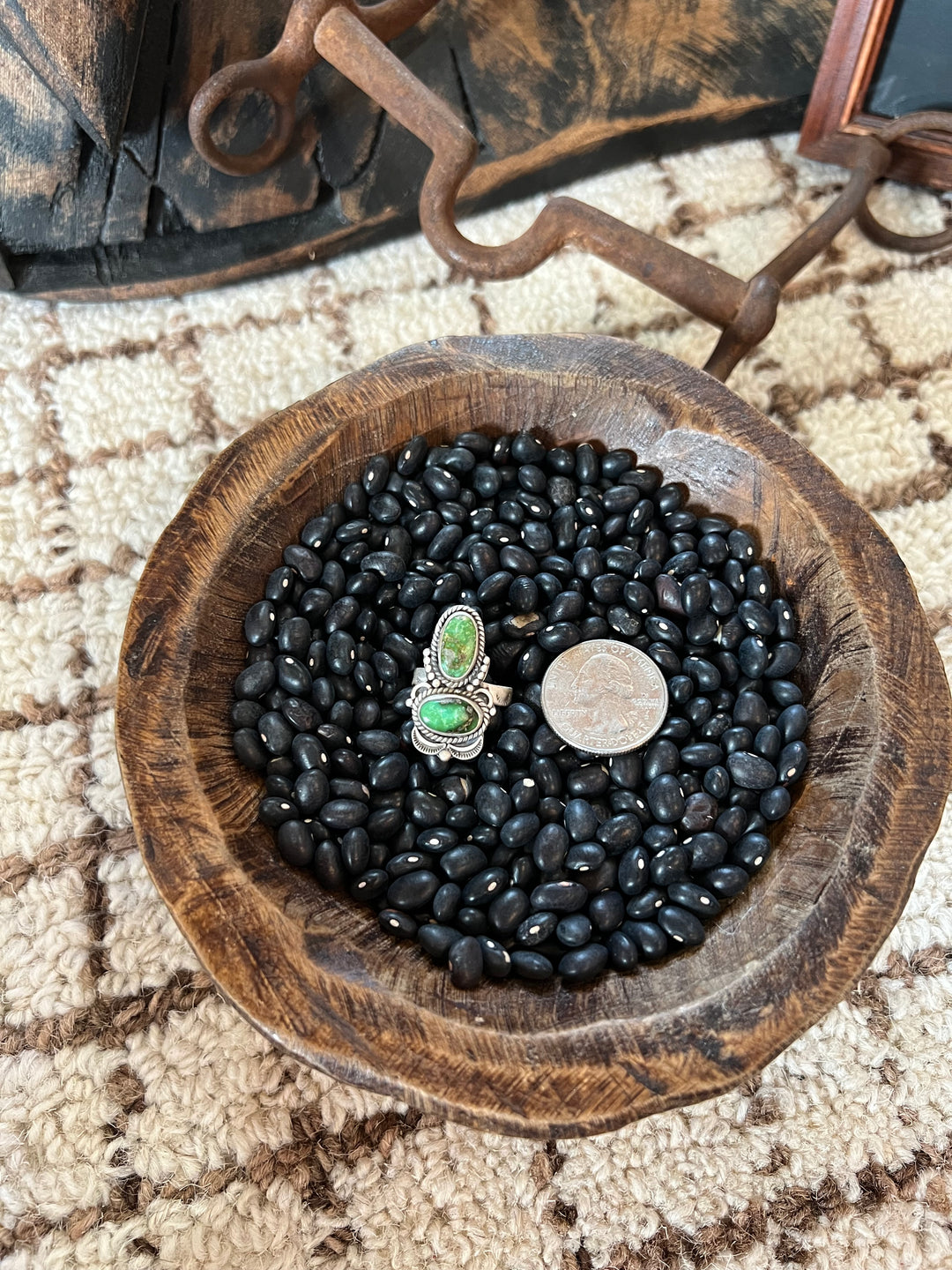 Sonoran Gold 2 Stone Ring