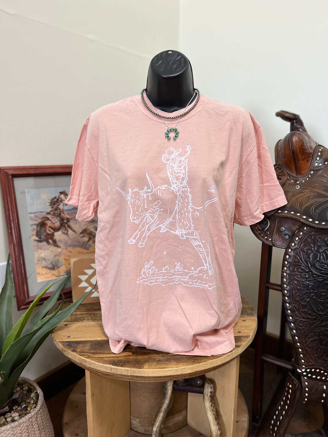Rowdy Cowgal Outline T-Shirt