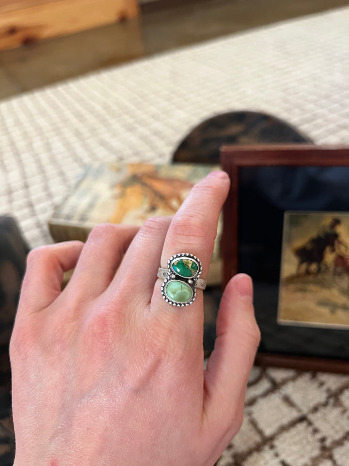 Sonoran Gold 2 Stone Ring