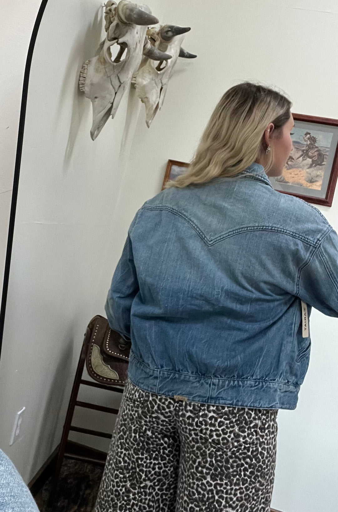 Ariat: Denim Bomber Jacket
