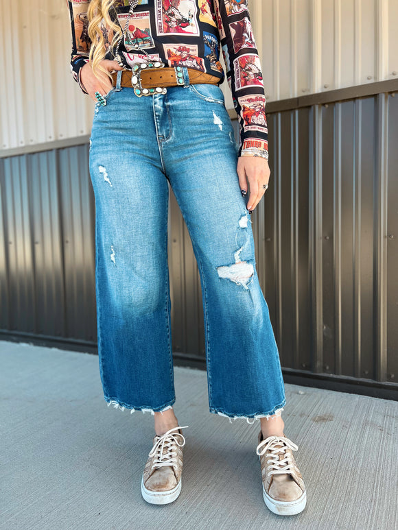 The Rylee Wide Leg Jeans