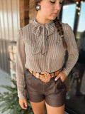 Plaid Boss Cowgirl Top