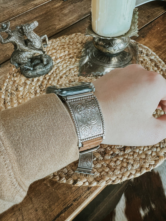 Tooled Concho Apple Watch Band