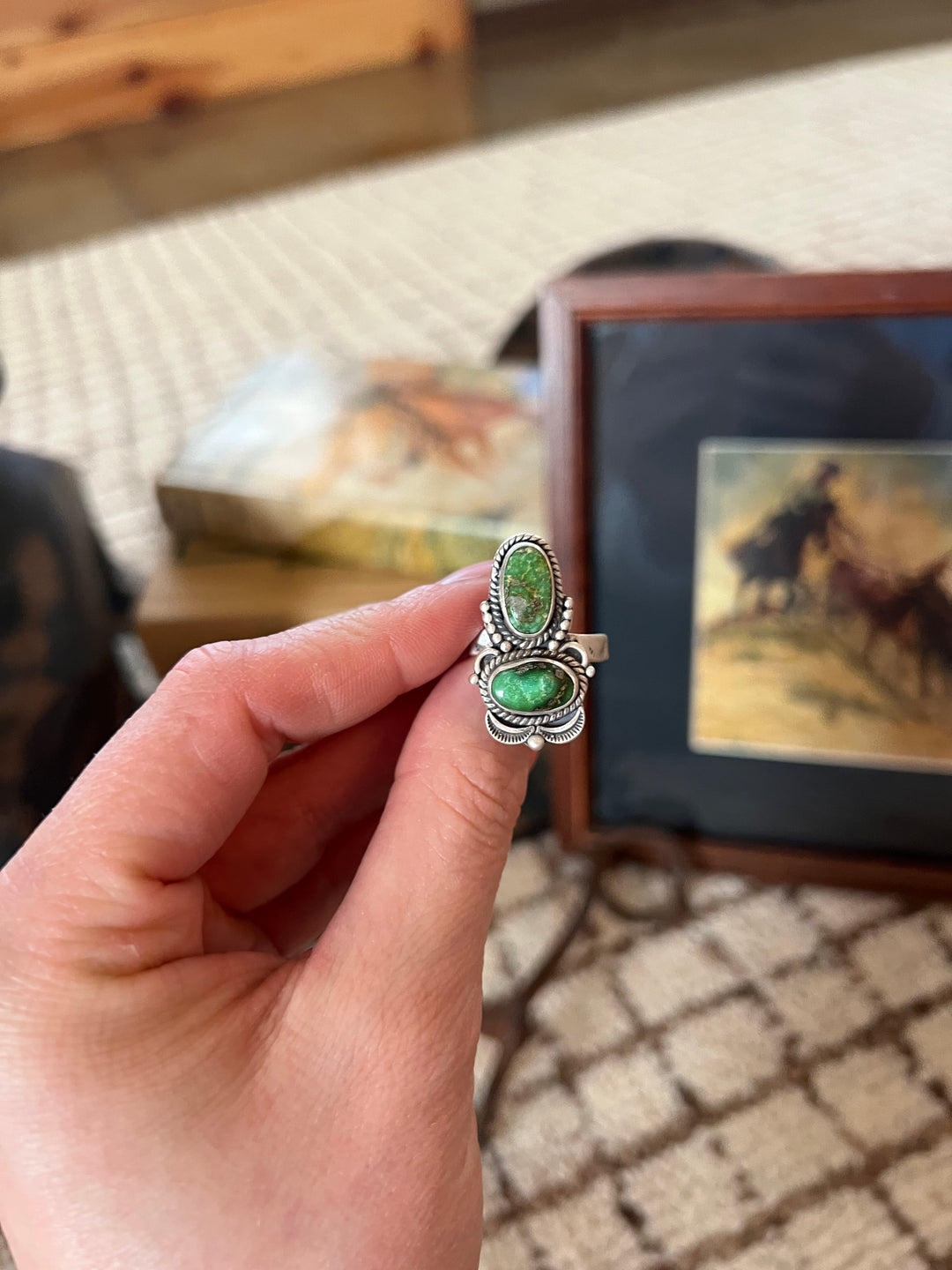 Sonoran Gold 2 Stone Ring
