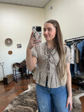 The Axel Plaid Top