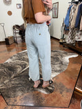 Denim Striped Cargo Pants