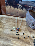The Colter Necklace-Pink Dhalia