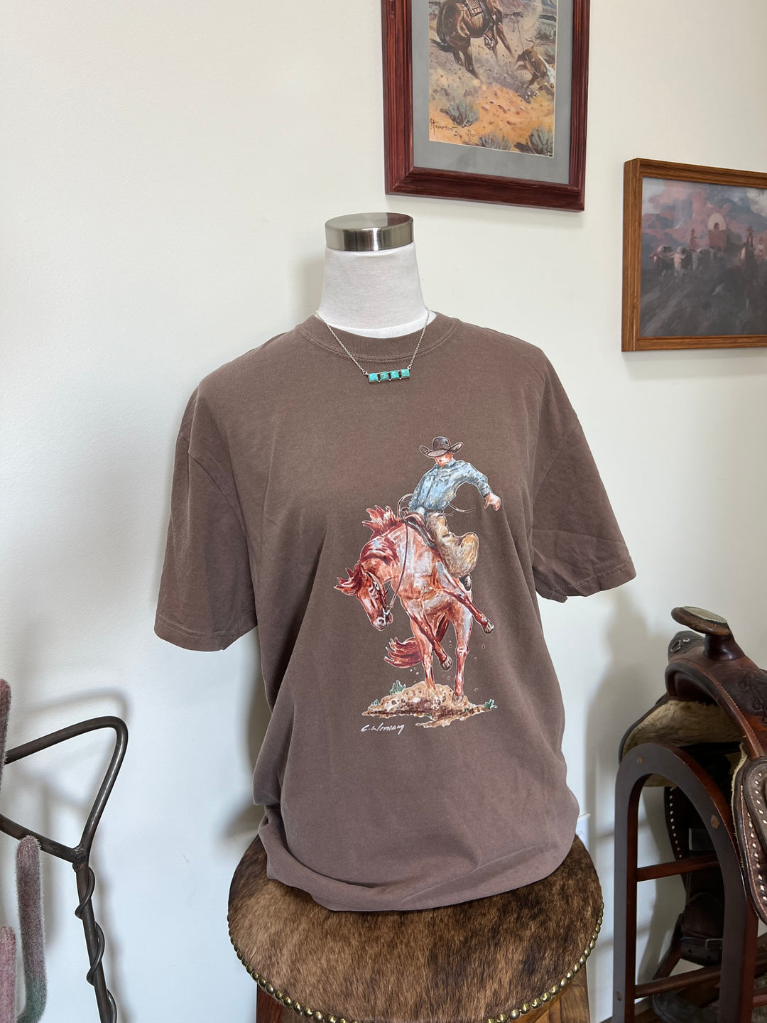The Cowboy T-Shirt-Mocha