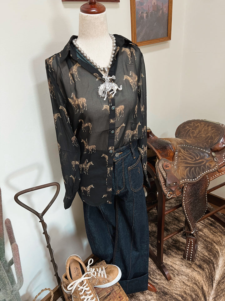 The Brooks Mustang Blouse