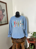 Cinches Crewneck-Shy Blue