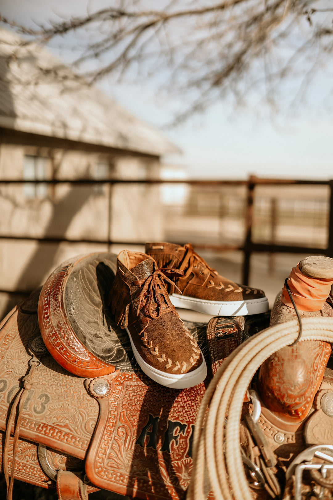 The Cheyenne Fringe Tennis Shoes
