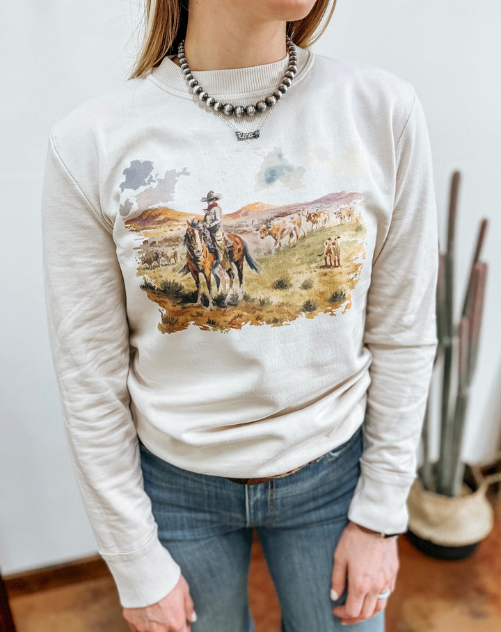Ranchin' Out West Crewneck