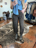 Leopard Barrel Jeans