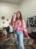 Pink Florals Sweater