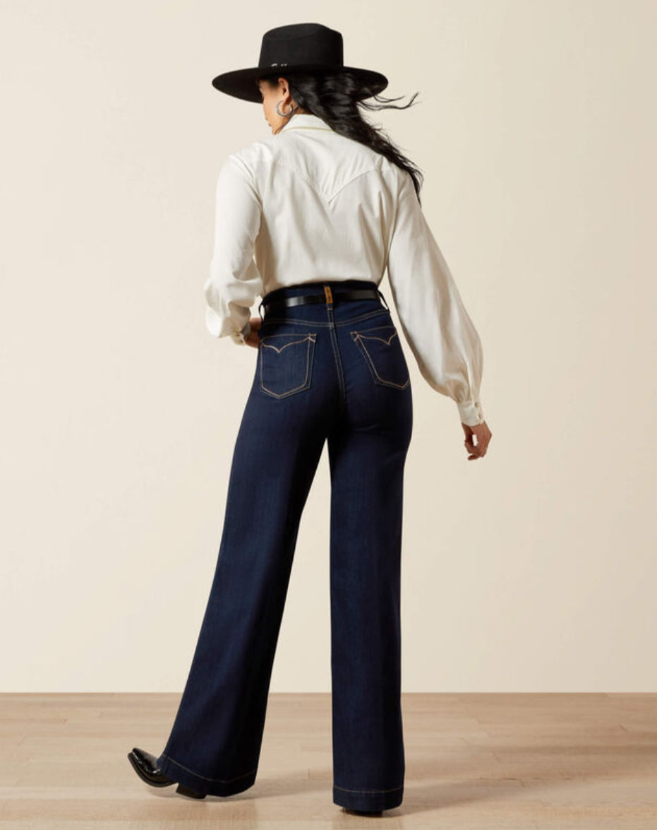 Ariat: Veronica Wide Leg Jeans HR
