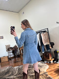 Denim Buckle Dress