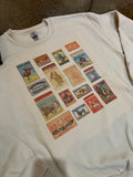 Rodeo Event Matchbook Crewneck-Sand