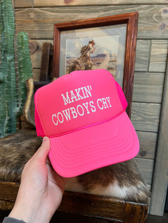 Make Cowboys Cry Trucker Hat