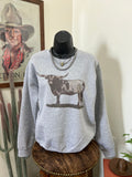 Grazing Longhorn Crewneck