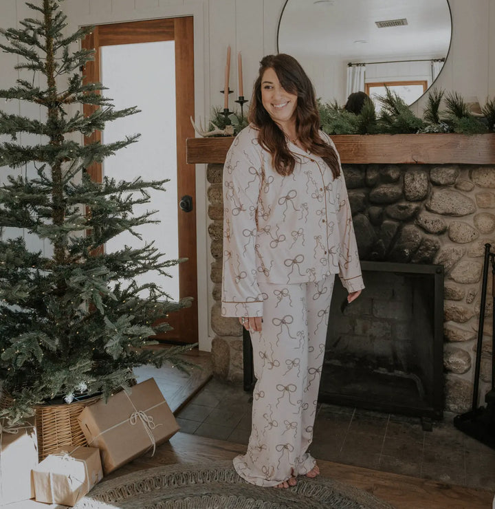Bow Rope Bamboo Adult Jammies
